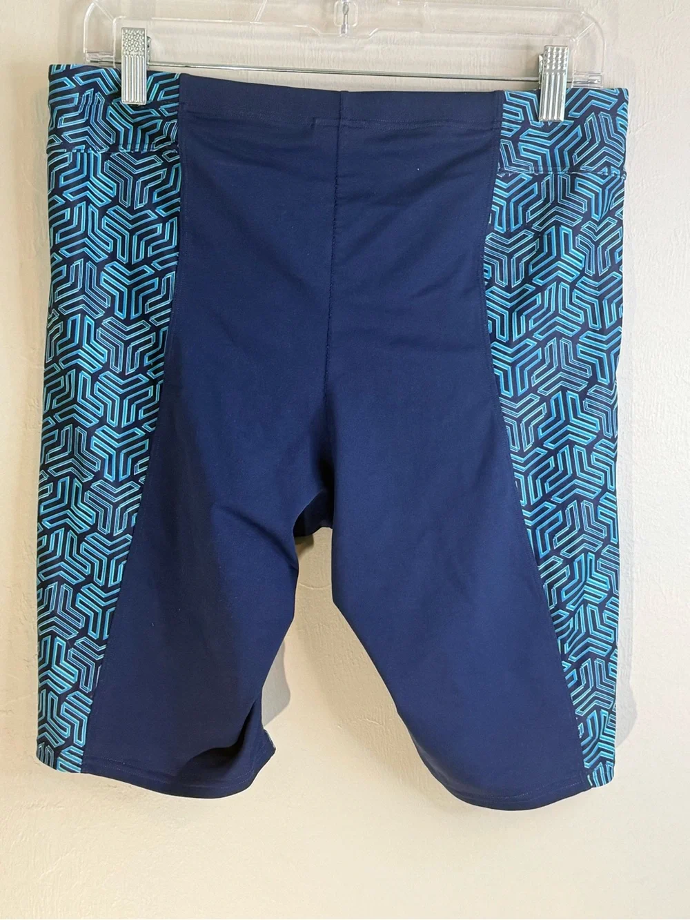 ARENA Men’s Blue Geometric MAXLIFE KIKKO JAMMER Competative Swimwear Size 40